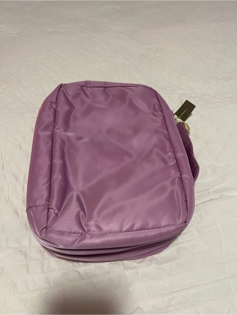 Vera Bradley Lavender Clear Travel Cosmetic Case - Picture 2 of 3